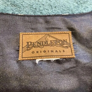 Vintage Pendleton Originals Wool Women's Vest Winter Southwestern USA Small Blue